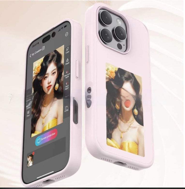 Select & Shop E-ink Screen Phone Case Unlimited Screen Projection Personalized Phone Cover Battery