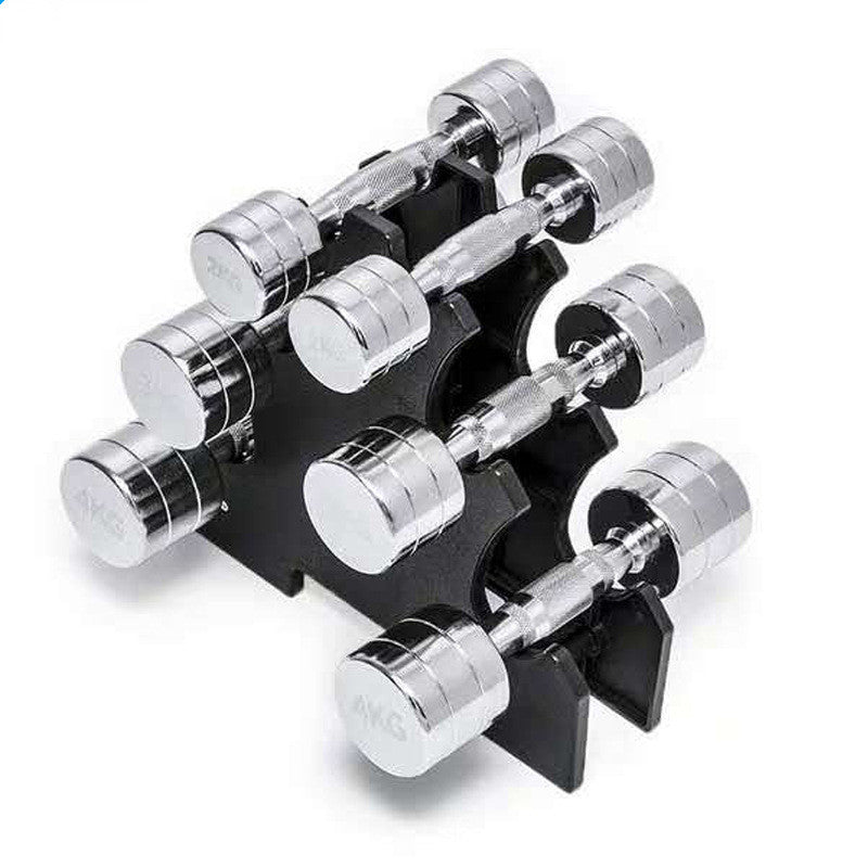 Select & Shop Pure Steel Home Fitness Electroplating Dumbbell Gym Equipment