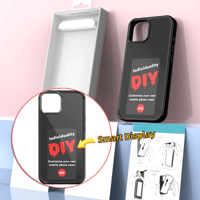 Select & Shop E-ink Screen Phone Case Unlimited Screen Projection Personalized Phone Cover Battery