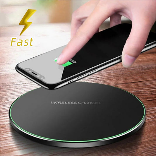 Select & Shop Wireless Charger For I-Phone Fast Wireless Charging Pad For Sam-sung High Speed