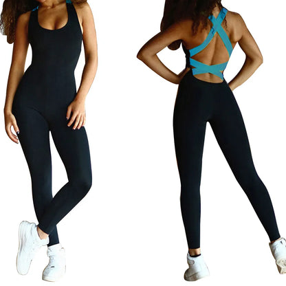 Select & Shop Women Sports YOGA Workout Gym Fitness Jumpsuit