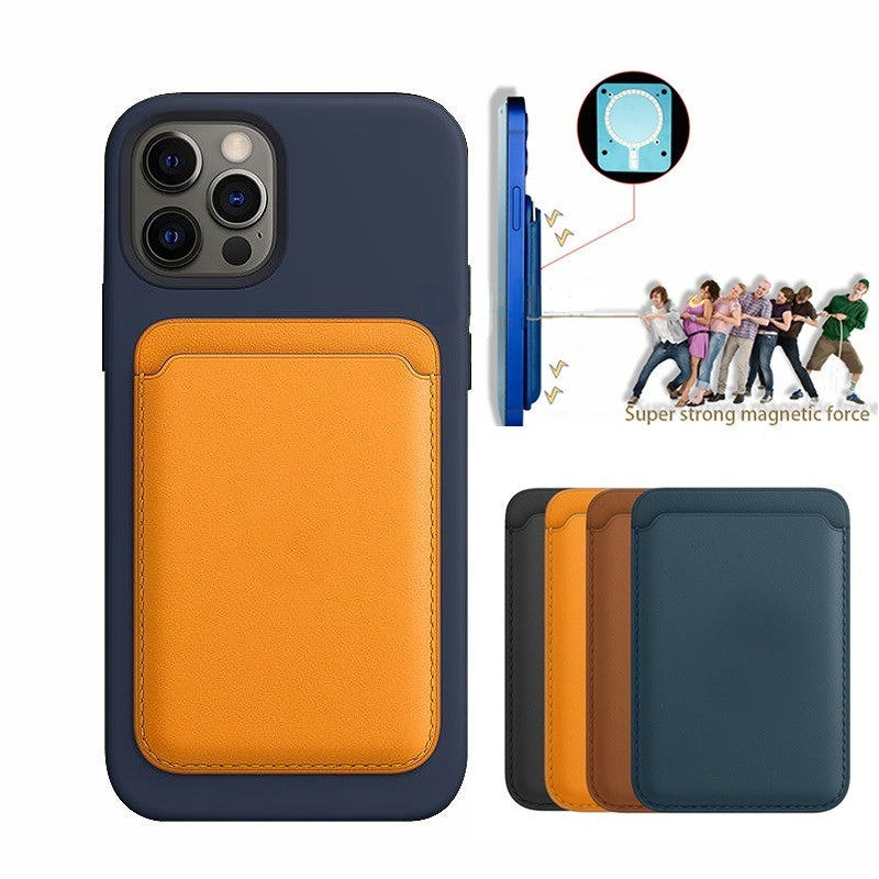 Select & Shop For Magsafe Magnetic Luxury Leather Card Holder Wallet Case For 14 Pro Max 13 12 Phone Bag Adsorption Accessories Cover