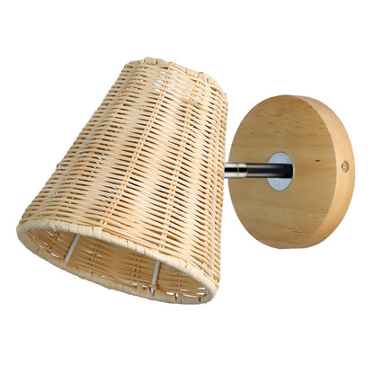 Select & Shop Rattan Wall Lamp Bedside Wall Lamp Mirror Front Lamp Rattan Wall Lamp
